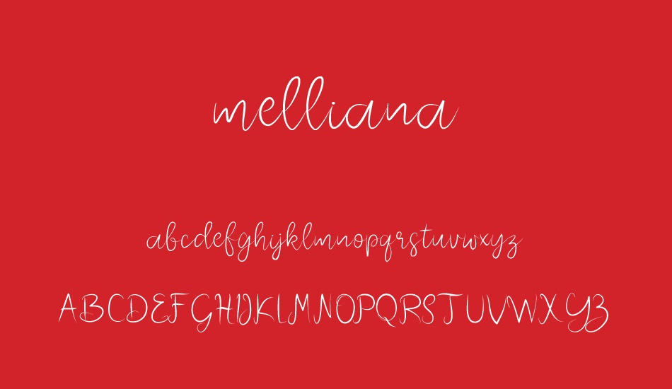 melliana font
