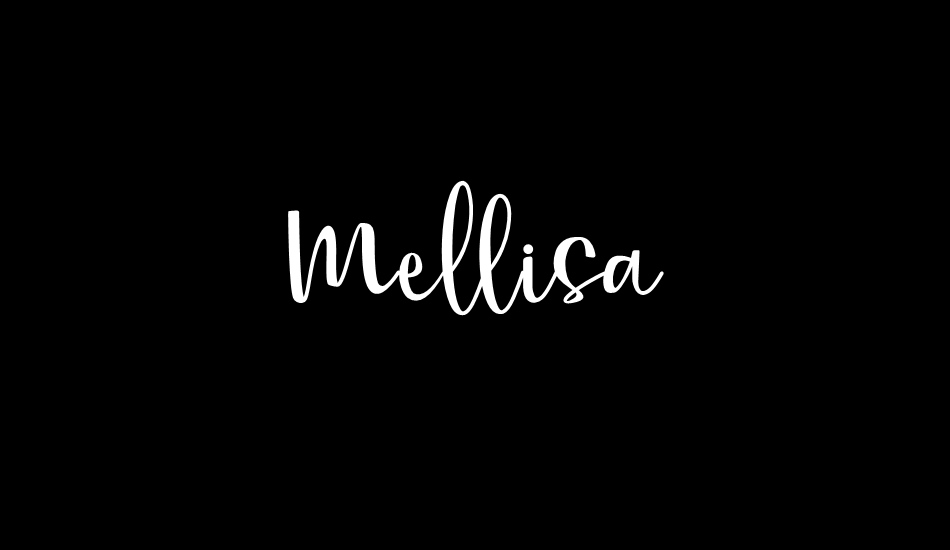 Mellisa font big