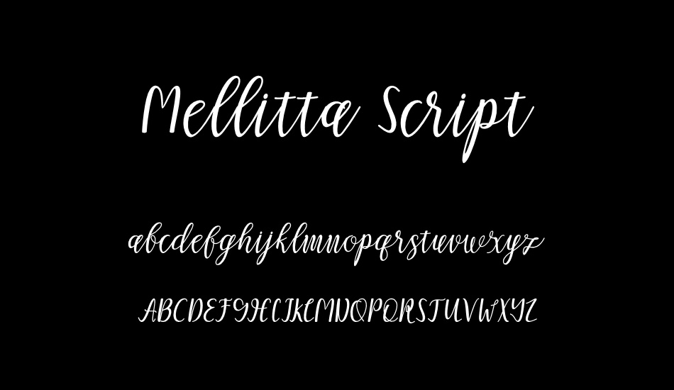 Mellitta Script font