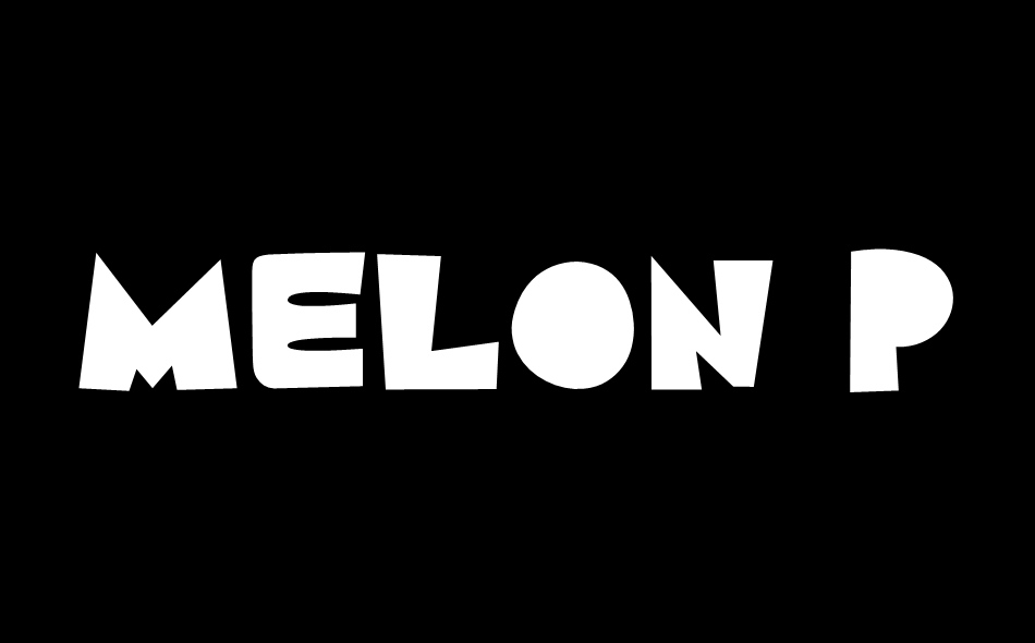 Melon Pudding font big