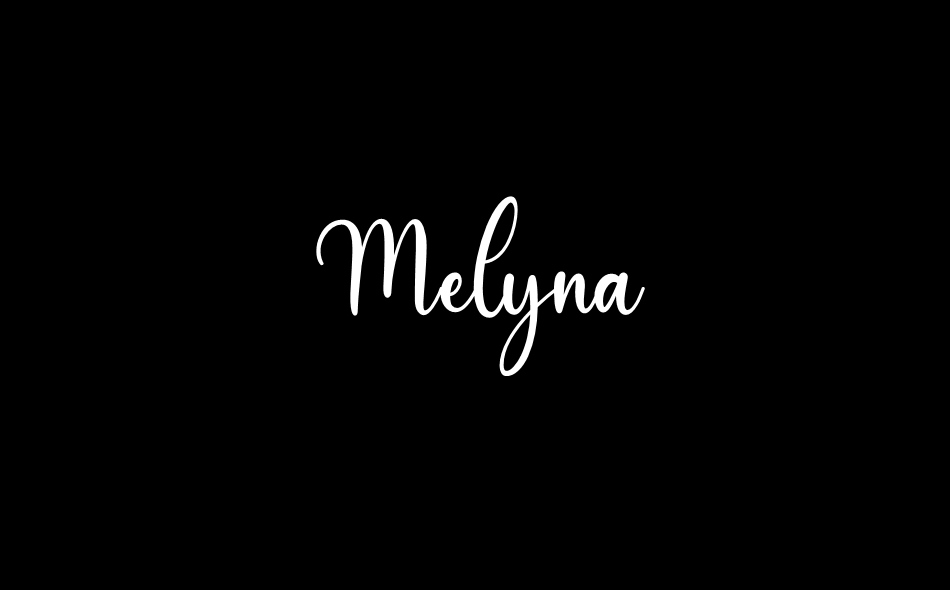 Melyna font big