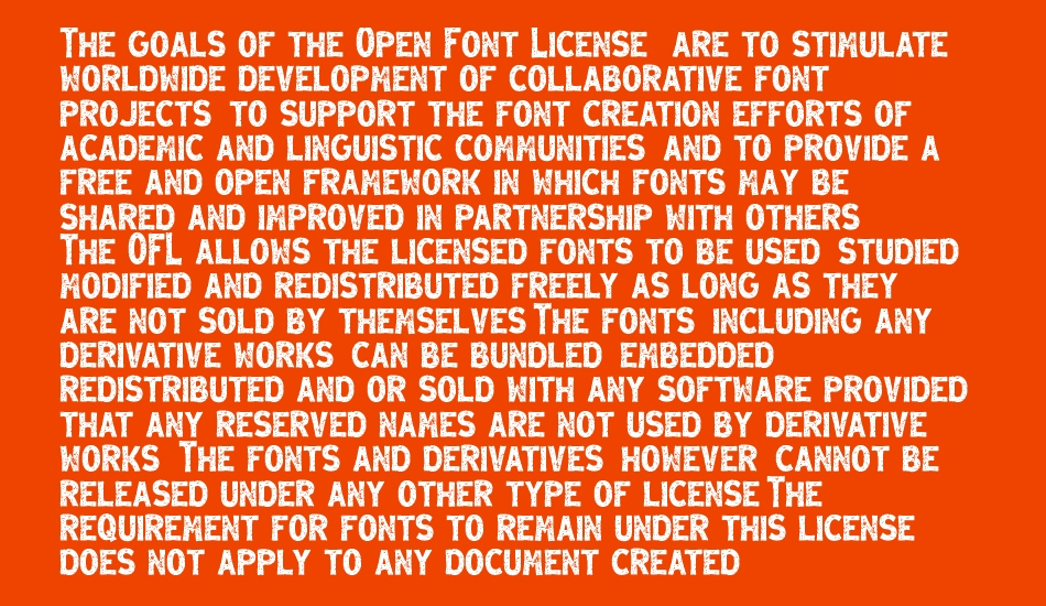 Menzanine font 1