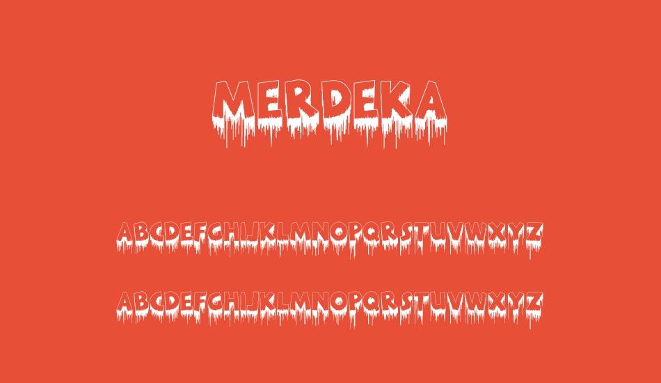 MERDEKA font