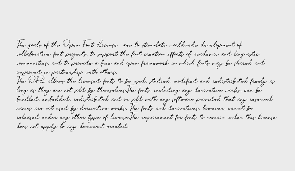 Mereoleona Script font 1