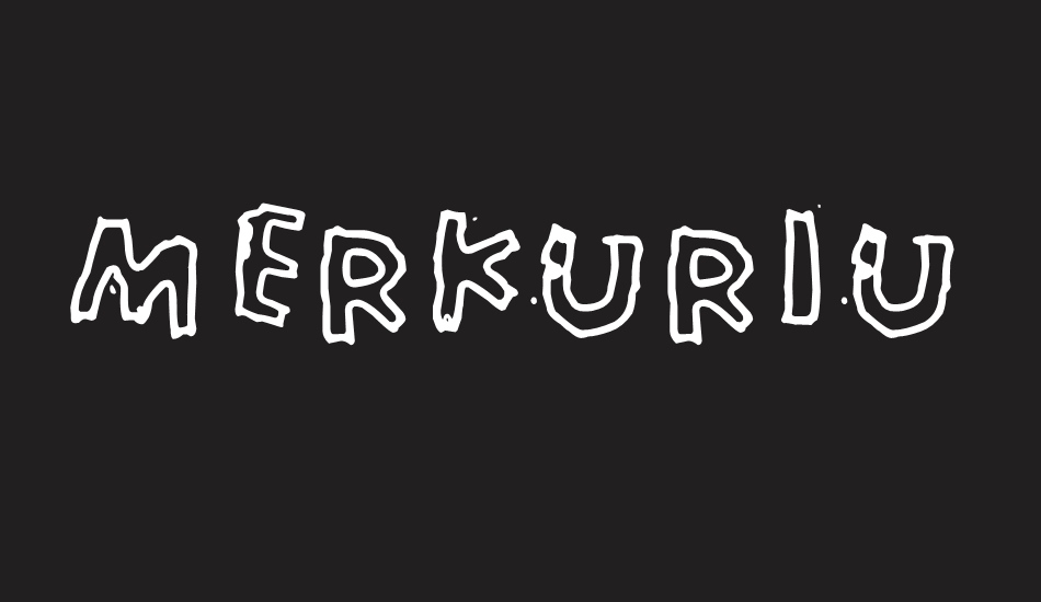 Merkurius font big