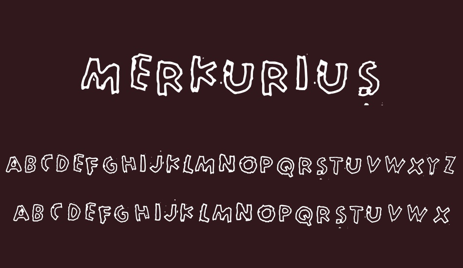 Merkurius font