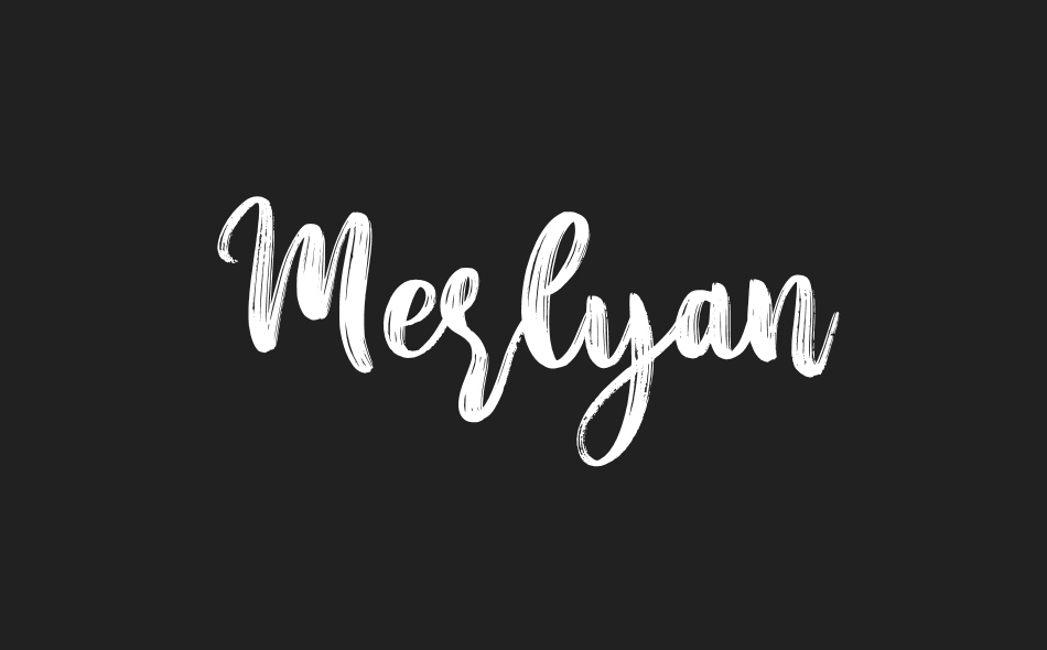 Merlyan font big