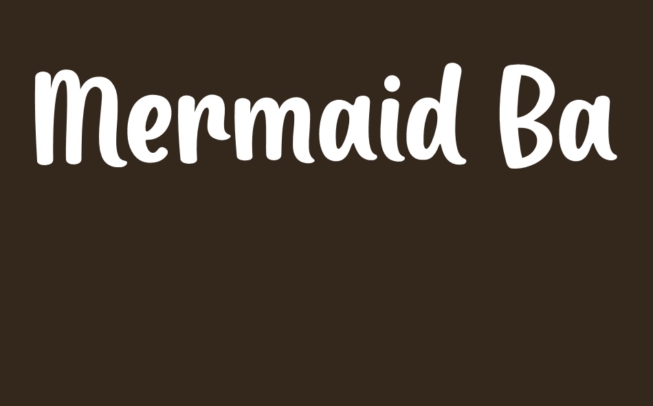 Mermaid Babies font big