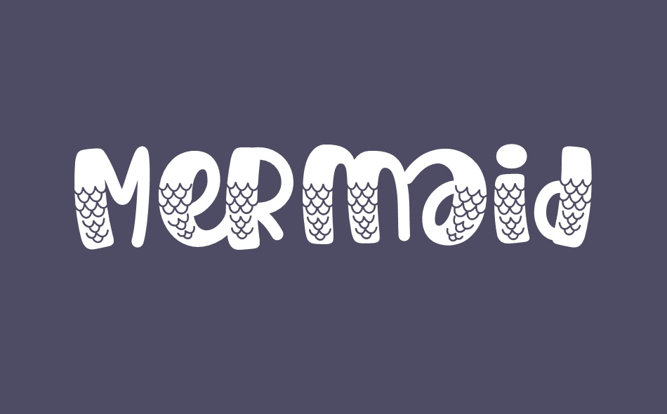 Mermaid font big