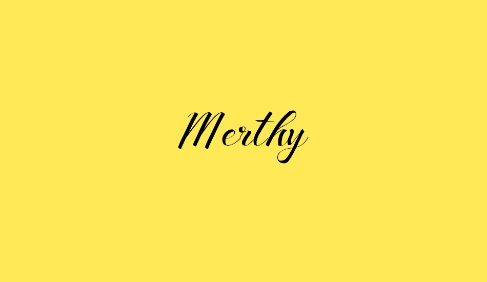 Merthy font big