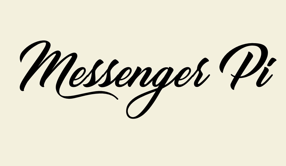 Messenger Pigeons Personal Use font big