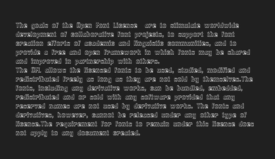 Messing Lettern font 1