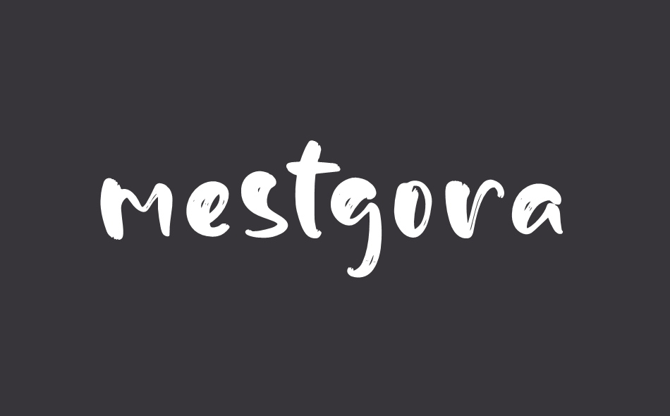 Mestgora font big