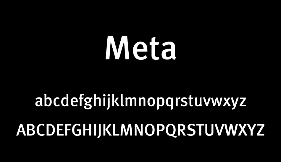Meta font