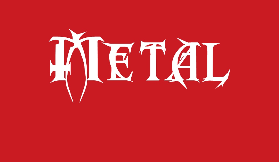 Metal Macabre font big