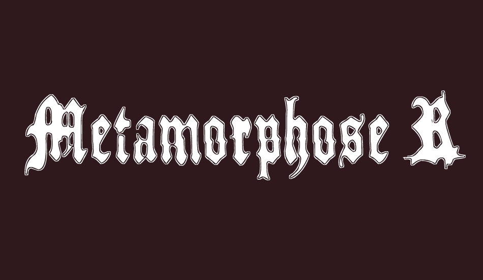 Metamorphose Requiem font big