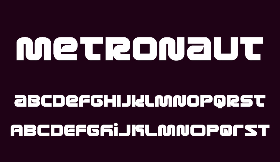 Metronauts font