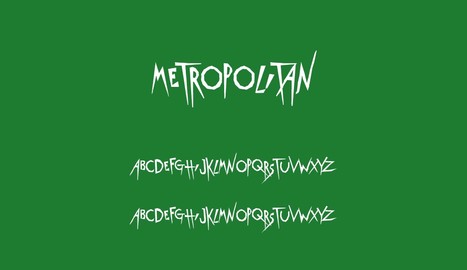 Metropolitan font