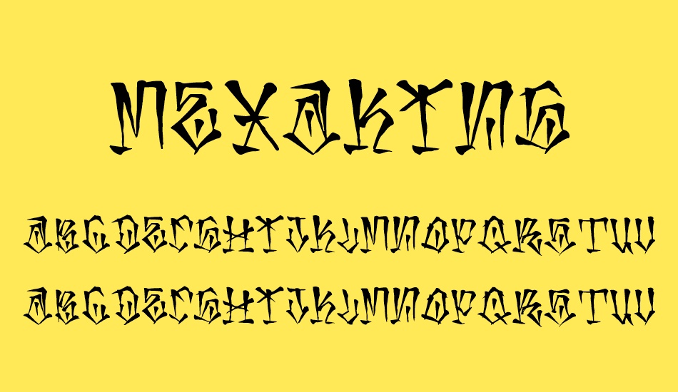 mexaking font