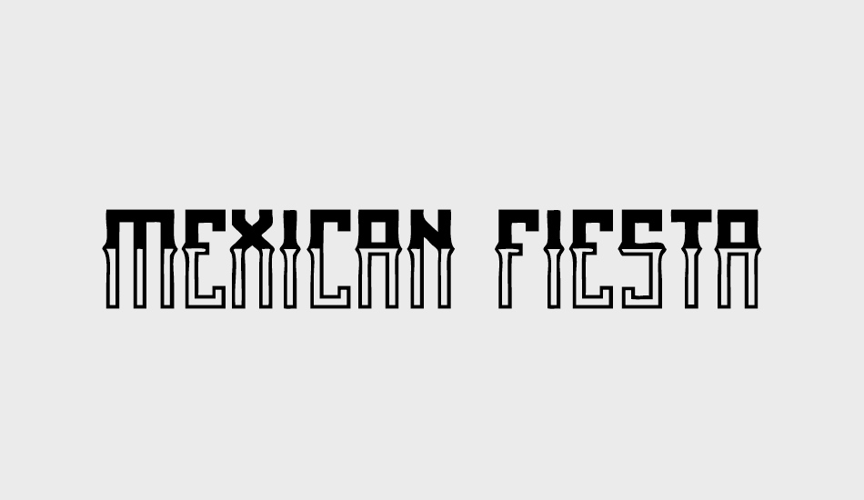 Mexican fiesta font big