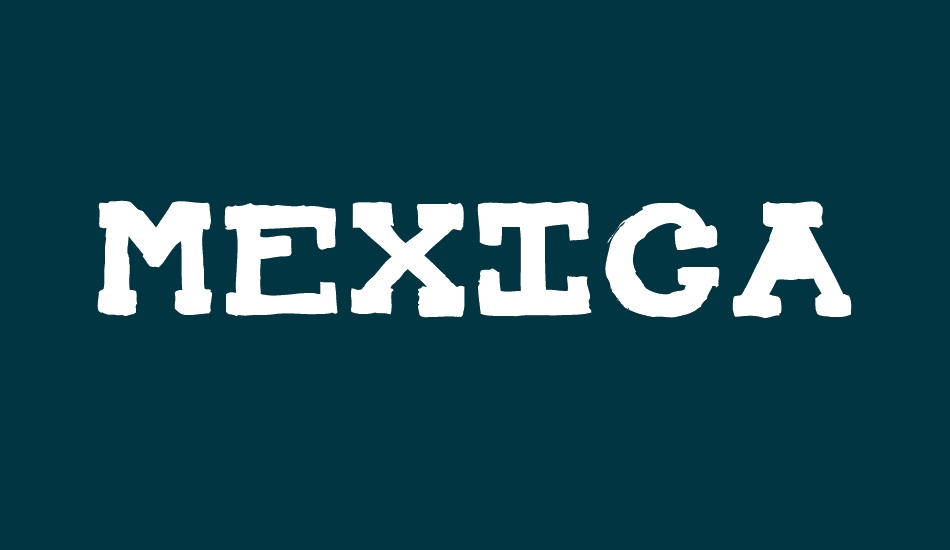 Mexican Knappett font big