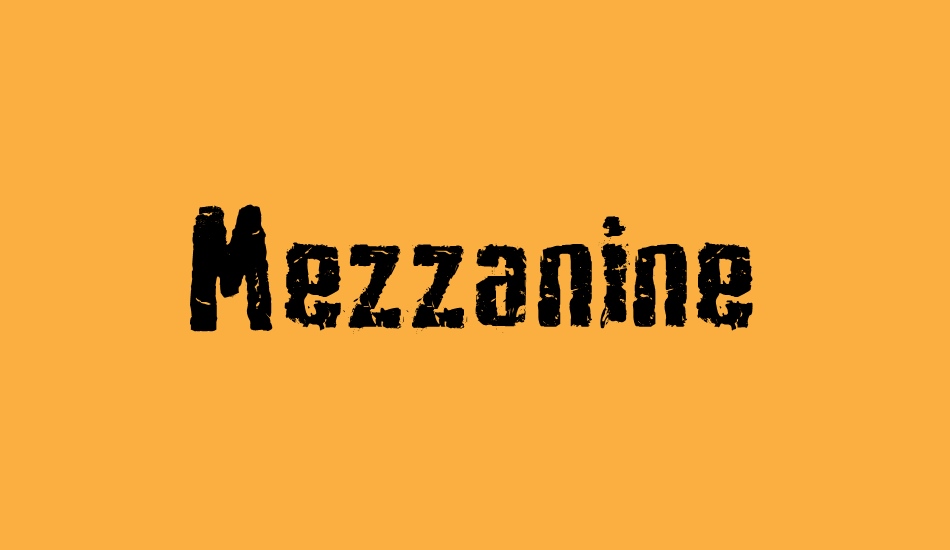 mezzanine font big