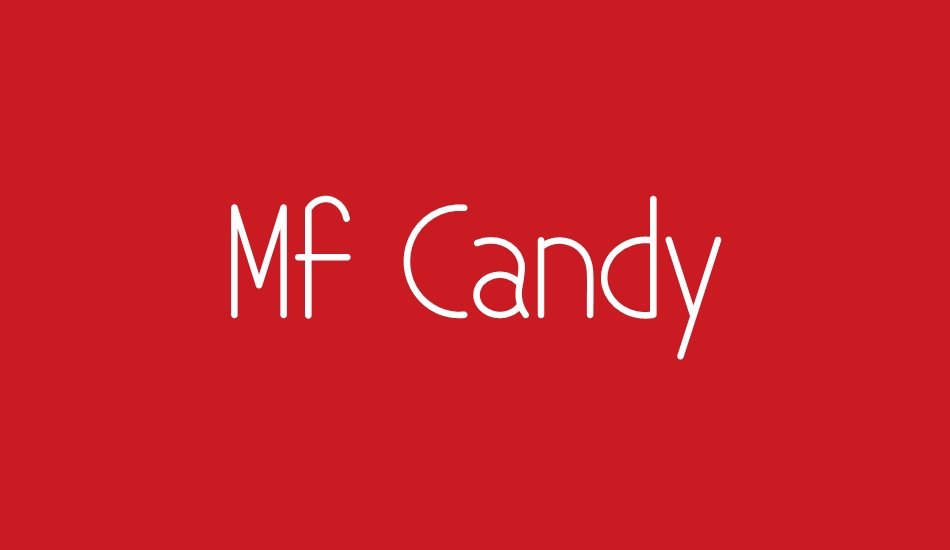 Mf Candy font big