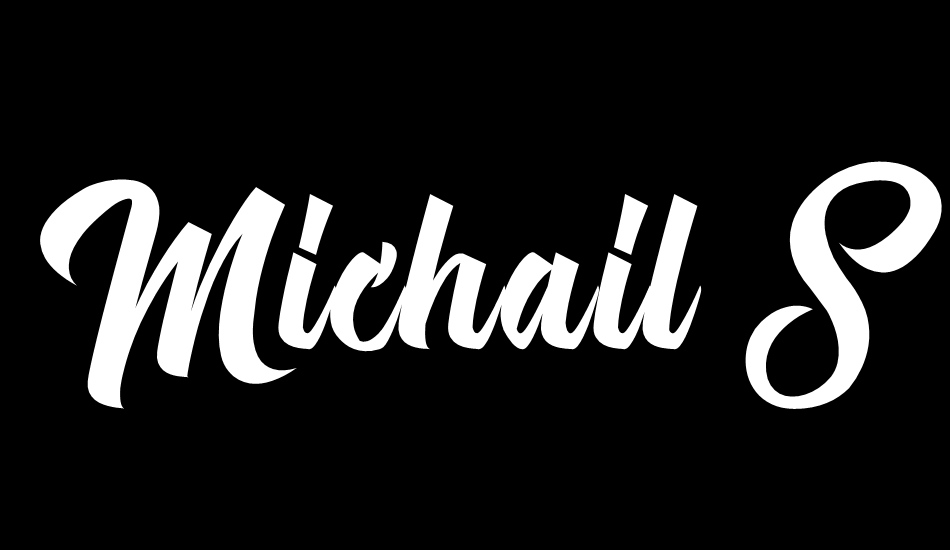 Michail Script font big