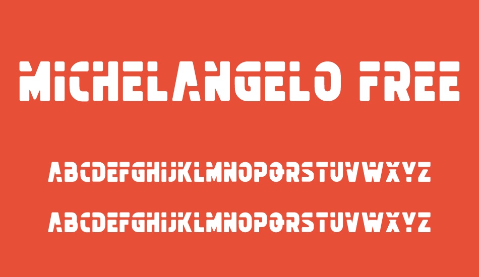 Michelangelo FREE font