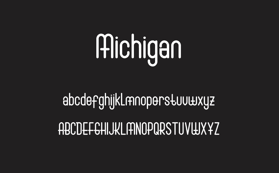 Michigan font