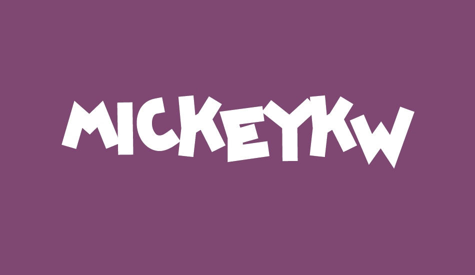 mickeykw font big