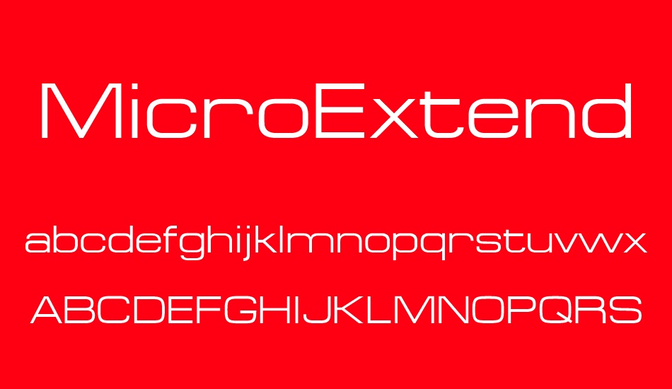 MicroExtendFLF font