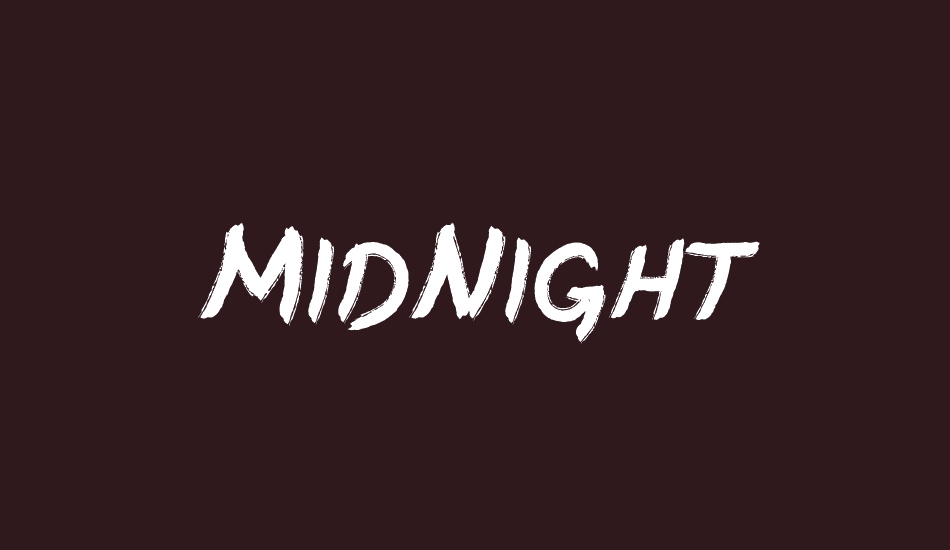 Midnight font big