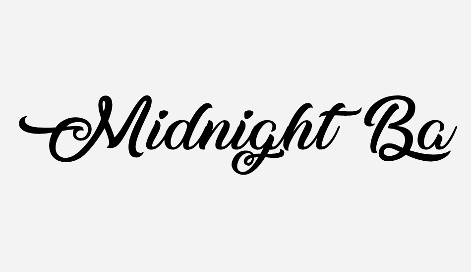 Midnight Bangkok font big