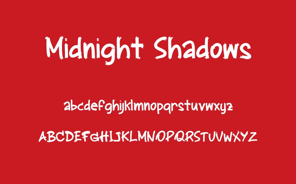 Midnight Shadows font