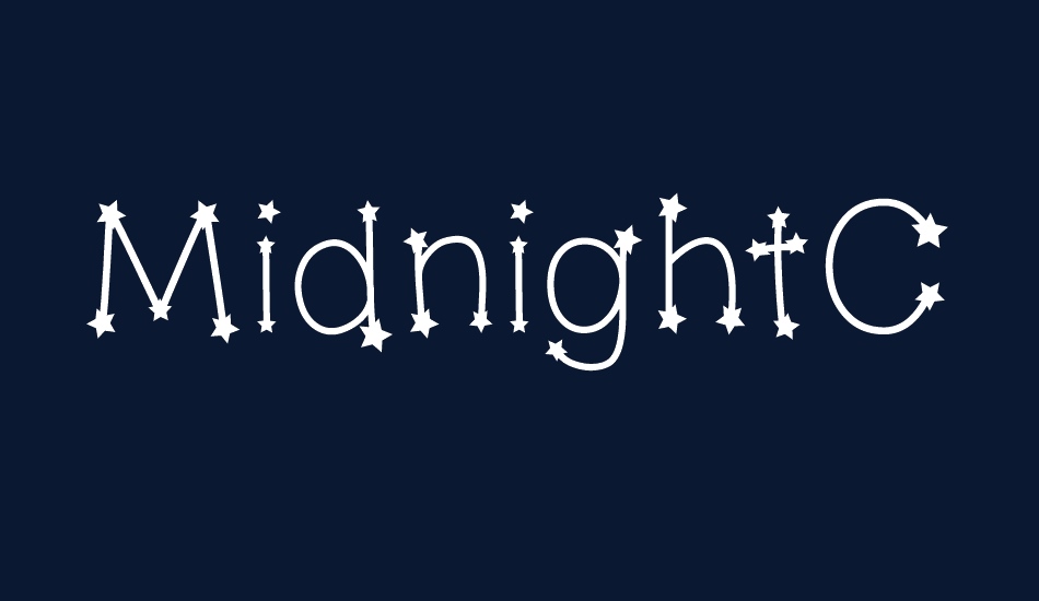 MidnightConstellations font big