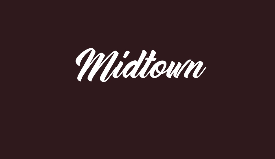 Midtown font big