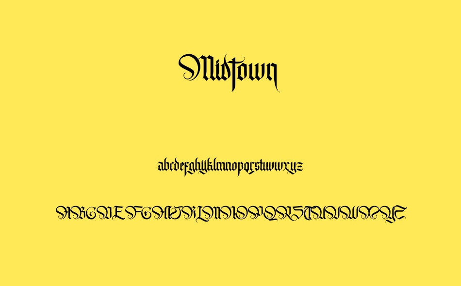 Midtown font