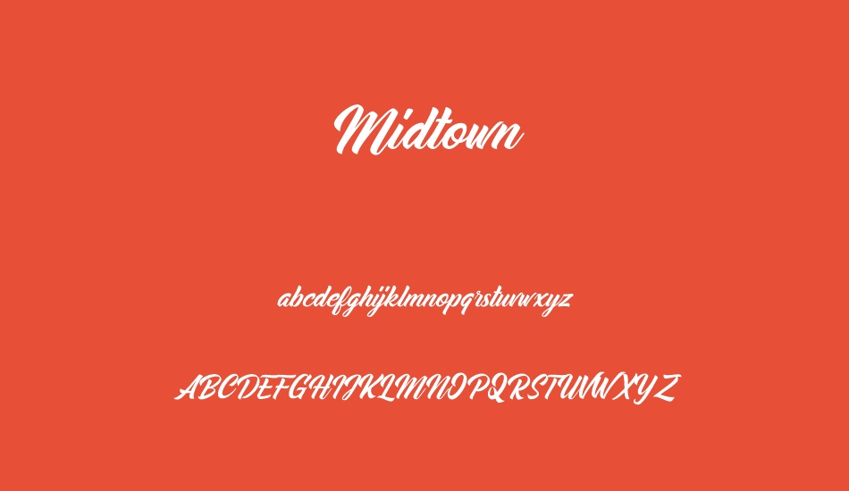 Midtown font