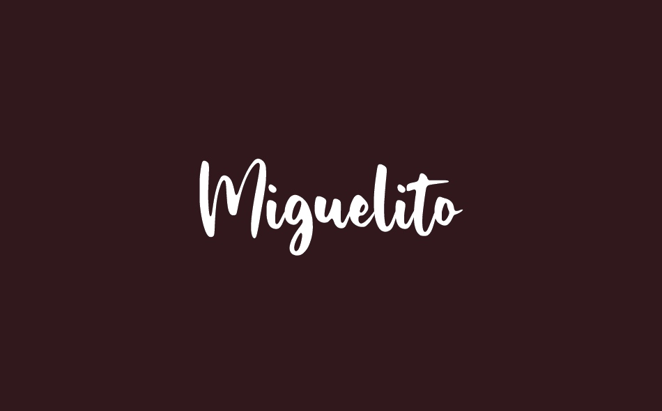 Miguelito font big