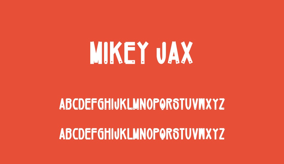 Mikey Jax font