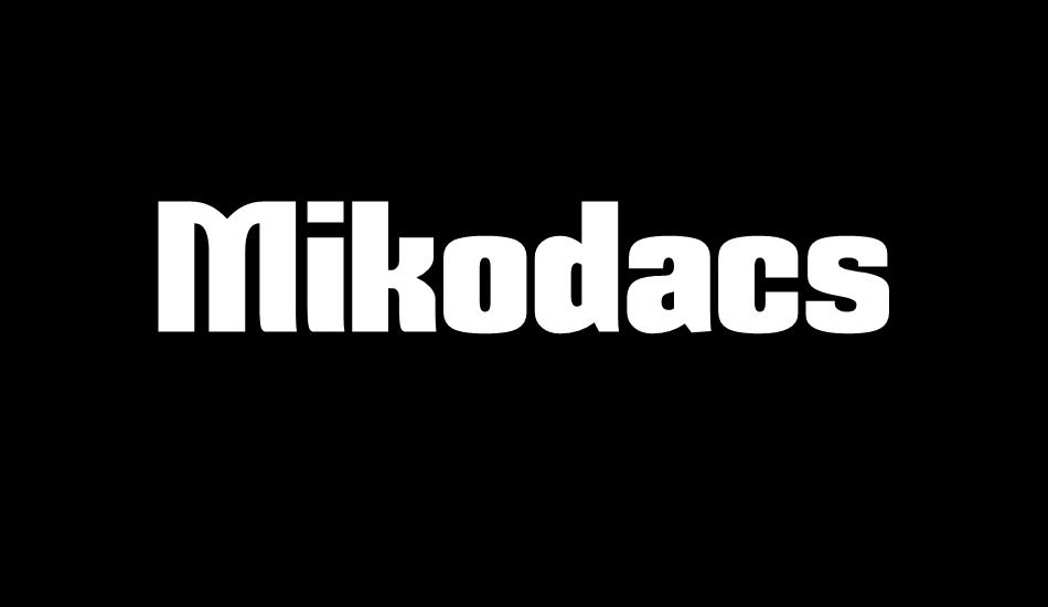 Mikodacs font big