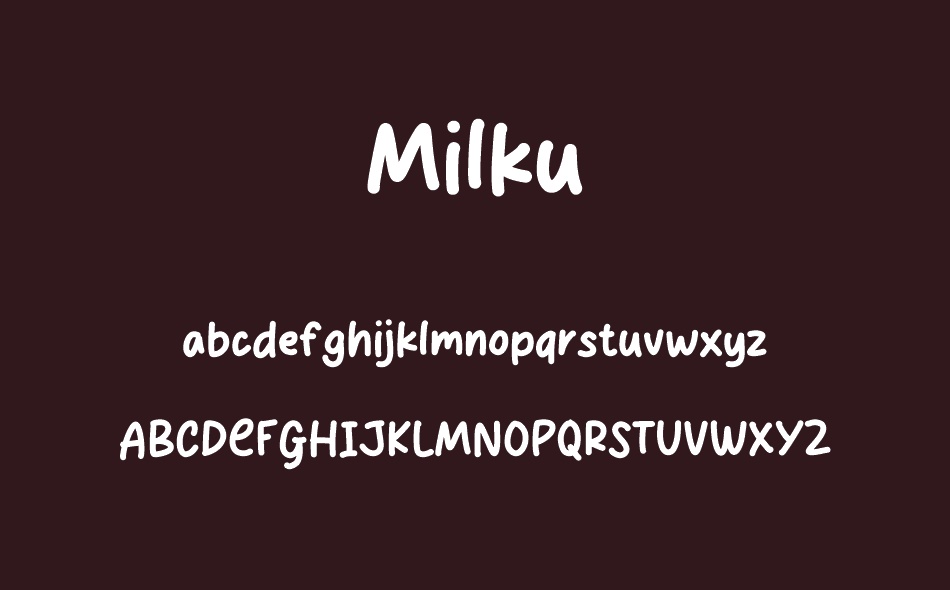 Milku font