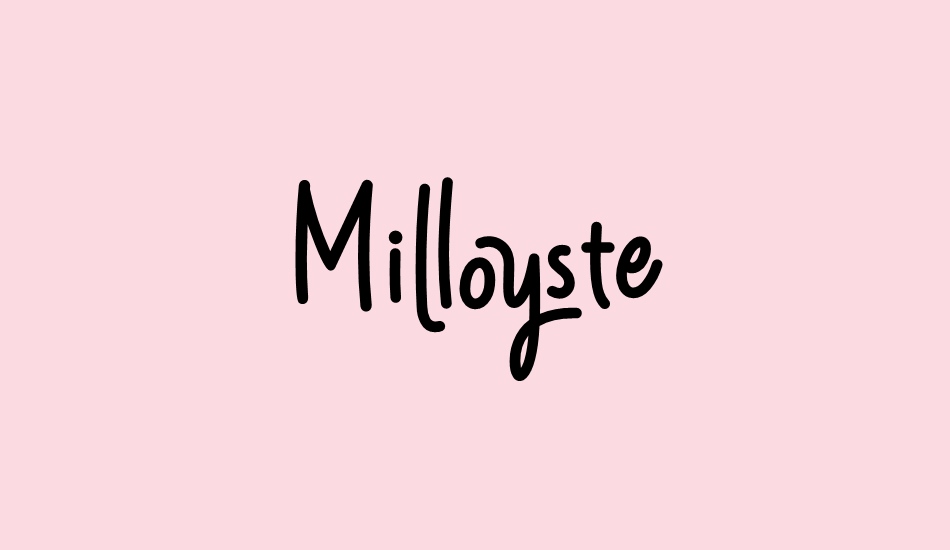 Milloyste font big