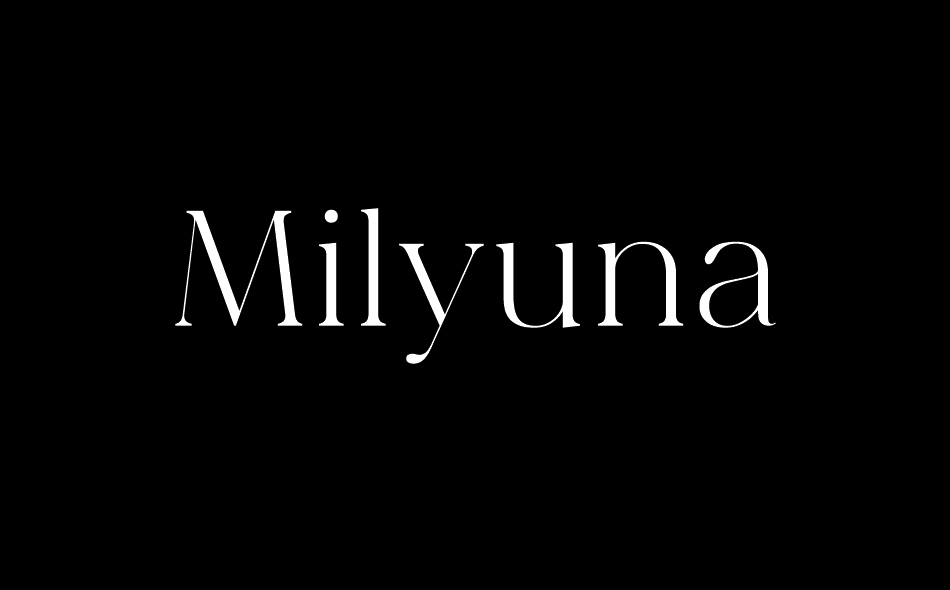 Milyuna font big