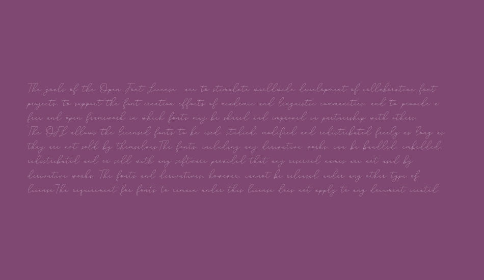 Mindline Slant Demo font 1