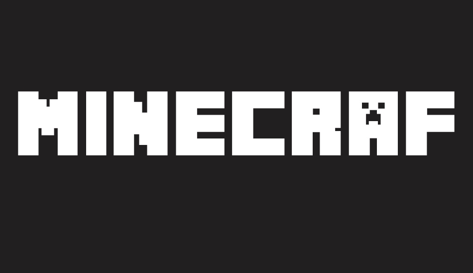 Minecrafter font big