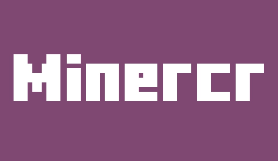 Minercraftory font big