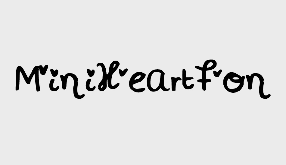 MiniHeartFont font big