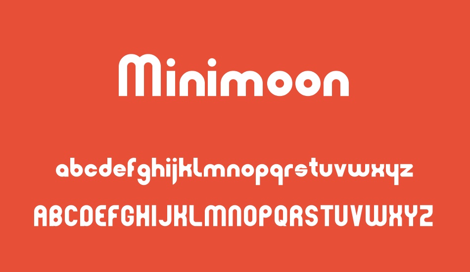 Minimoon font